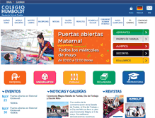 Tablet Screenshot of colegio-humboldt.edu.mx